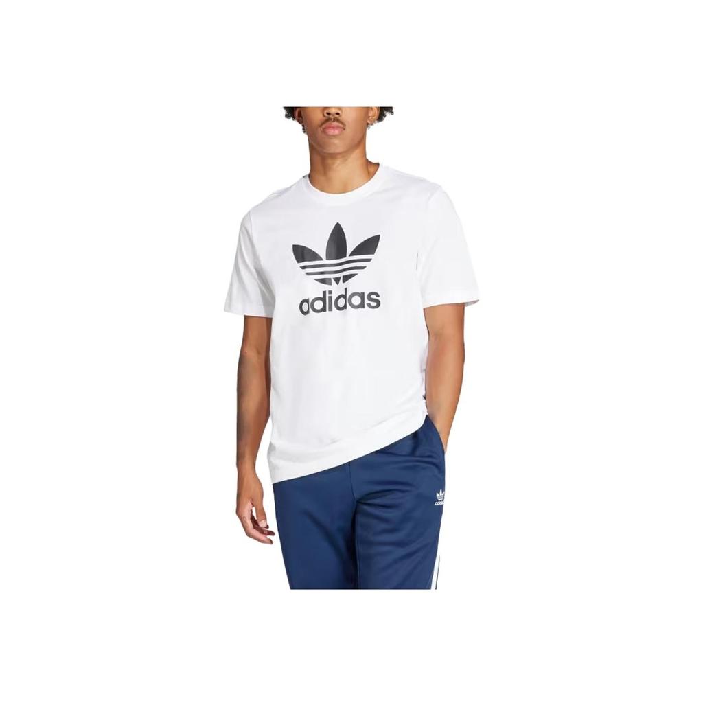 adidas Adicolor Trefoil Tee White Men Streetwear IV5353