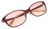 MELAX Melanin Wellington Clear for Whitening and UV Protection Sunglasses, Style, Wine, 406-2,