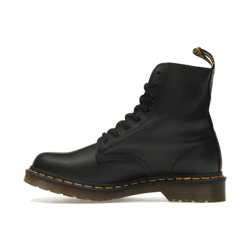 Dr. Martens  1460 Pascal Virginia Leather Lace Up Boot Black Women Sneakers 13512006