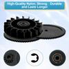 9-100-1132 Drive Train Gear Kit for Zodiac Polaris 360, 380, Vac-Sweep 360 & 380 Pool Cleaner, Pool Cleaner Drive Gear Rebuild Replacement Parts with