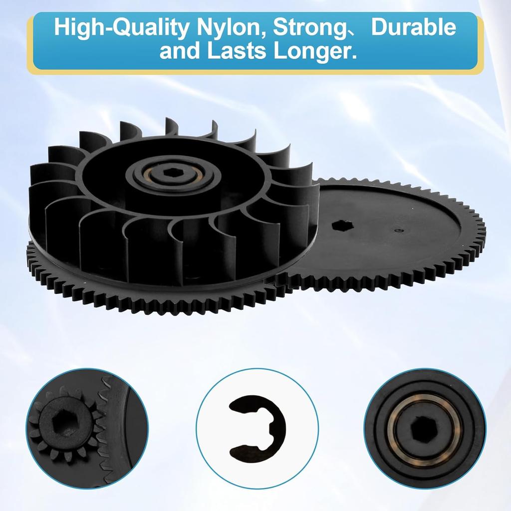 9-100-1132 Drive Train Gear Kit for Zodiac Polaris 360, 380, Vac-Sweep 360 & 380 Pool Cleaner, Pool Cleaner Drive Gear Rebuild Replacement Parts with