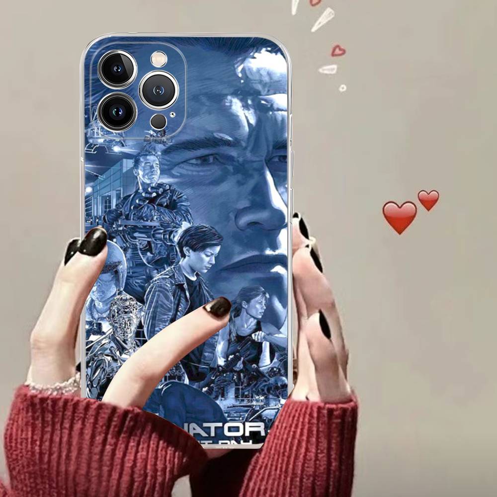 

Sci Fi Movie The T-Terminator Case For Iphone 17 16 15 Pro Max 11 12 13 14 Pro Plus Phone Cover iPhone 16pro max