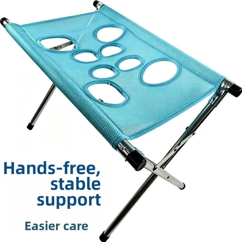 Folding Pet Grooming Hammock Anti-Scratch Quick Drying Dog Grooming Table Sturdy Detachable Pet Washing Station