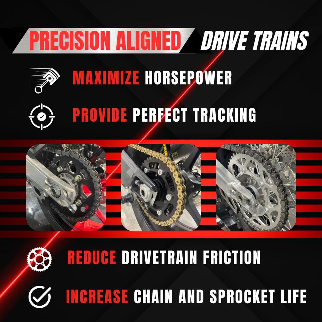 Gear Head Zone Chain & Sprocket Alignment Tool