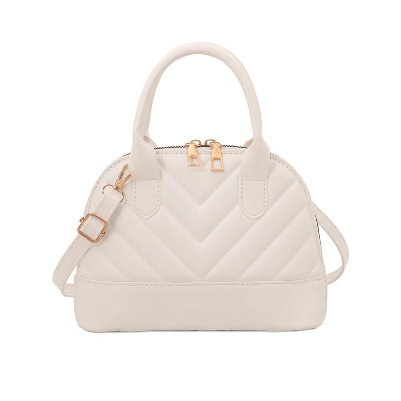 2025 Summer New Women's Fashion Portable Shell Bag Simple Casual Foreign Style Shoulder Messenger Bag Women's Bag