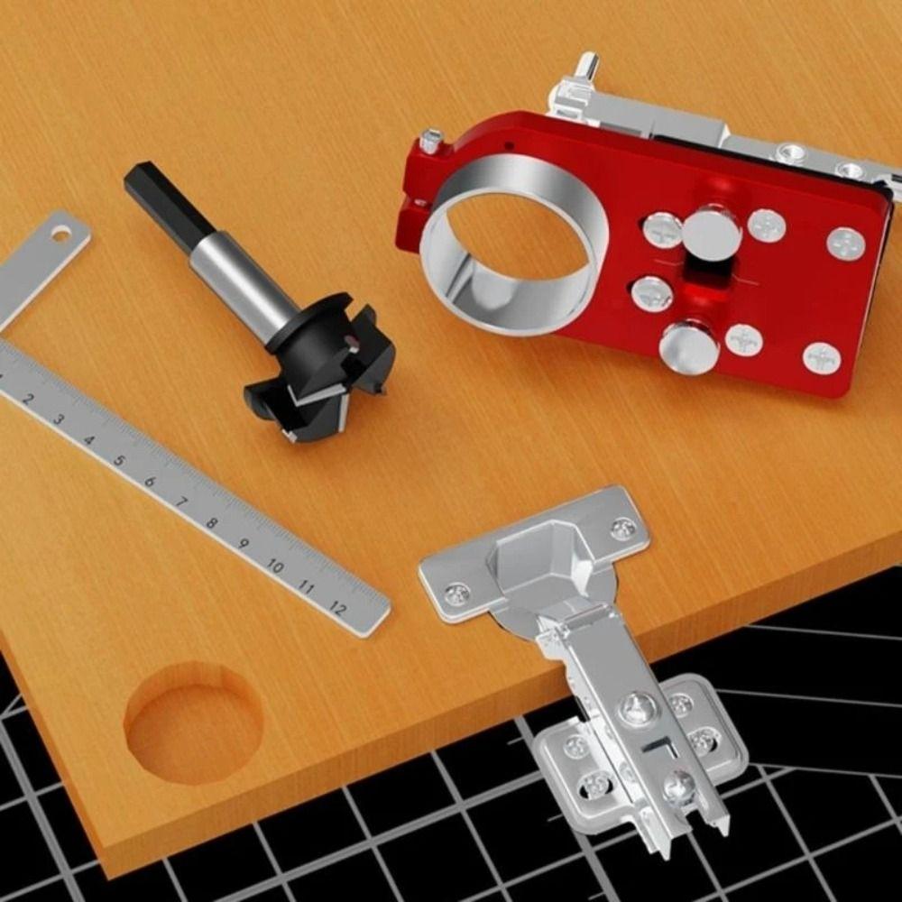 Accurate Positioning Tool Hinge Hole Opener Concealed Hinge Drilling Locator  Woodworking Projects