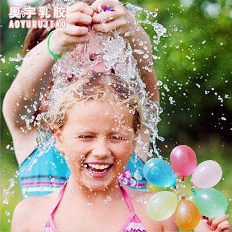 100pcs Water Balloons Colorful Rapid Filled Toy Easy Fill Birthday Wedding Reception Water Fights