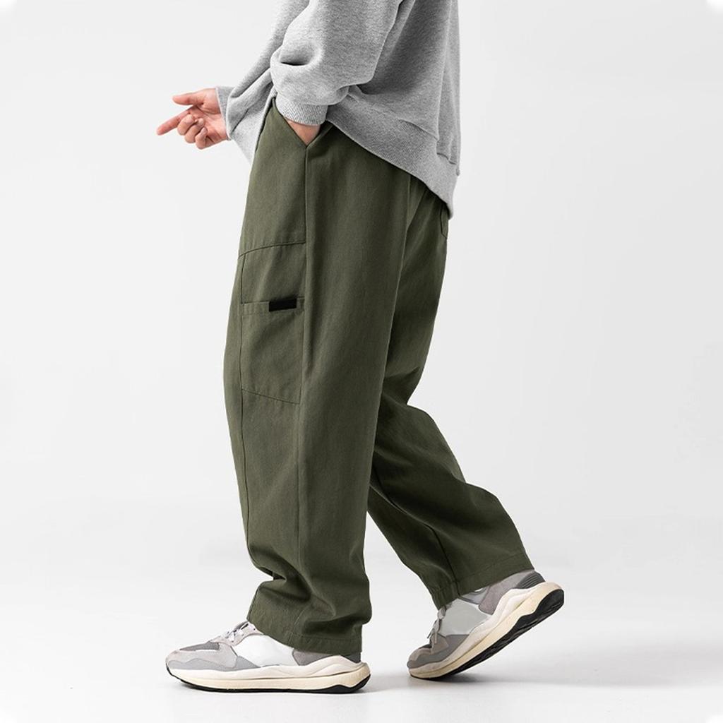 Men's Color Multi-Pocket Work Pants Men's Casual Fashion Work Pants