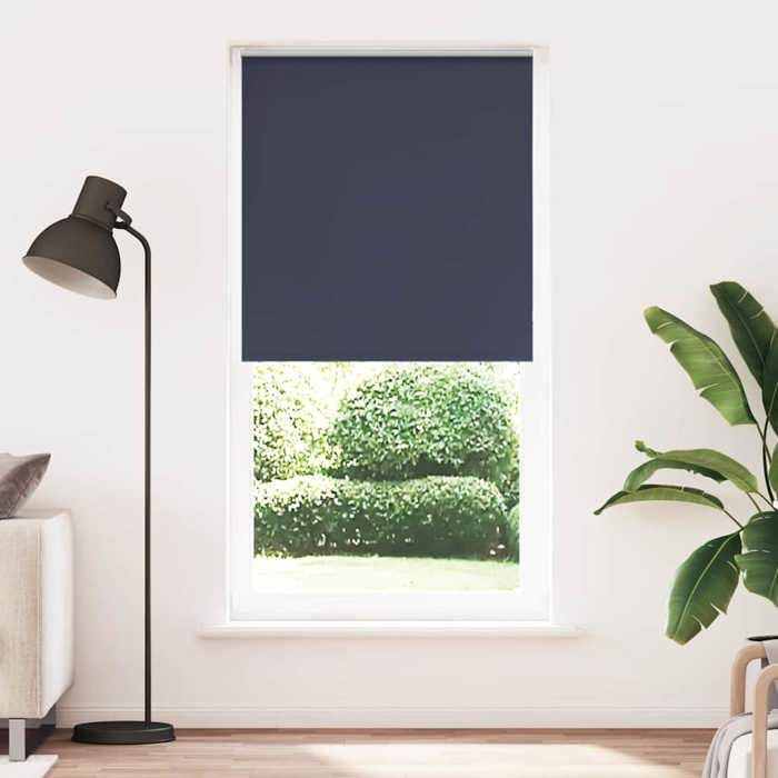 VidaXL Blackout Roller Blind Fabric Width 110.7 Cm Polyester, Day and Night Blind, Kitchen Blind, Blind 4011599