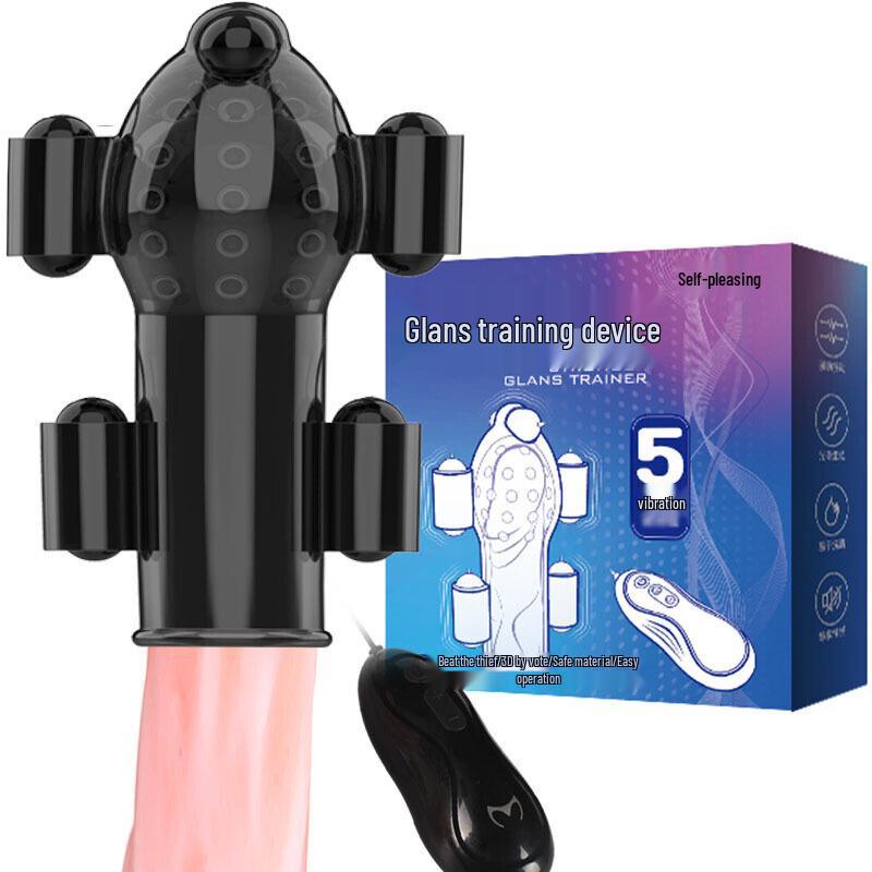 Mantar Hayalet Kafa Titreşimli Penis Kılıfı ve Eğitim Cihazı