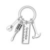 Hammer Dad Letters Keyring Dad Letters Father's Day Pendant  Father's Day Gifts