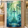 Beach TowelZelda Custom Name Text Personalized Soft Towel for Beach Pool Indoor Home Decor Gift