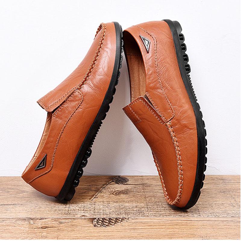 Мужская повседневная обувь без шнуровки на плоской подошве — фото 7