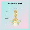 copper GlowintheMatte Black Golden Firefly Pendant Classic Charm Compatible With Authentic Charm Bracelets Women Do It Yourself Jewellery Gift