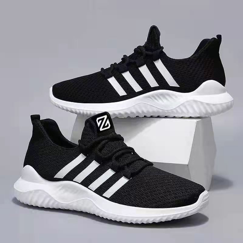 2025 new spring and autumn men's shoes men's sports shoes casual shoes running trendy shoes spring breathable cloth shoes single shoes