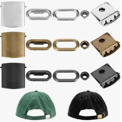 Edelstahl Kappe Schnalle Kappe Reparatur Verstellbarer Verschluss Baseball Kappe Schnalle Baseballmützen Ersatz Baseball Kappe Druckknopf Mütze