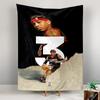 Tapestry Allen Iverson 76ers Number 3 Graphic Minimal Basketball Wall Hanging for College Dorm
