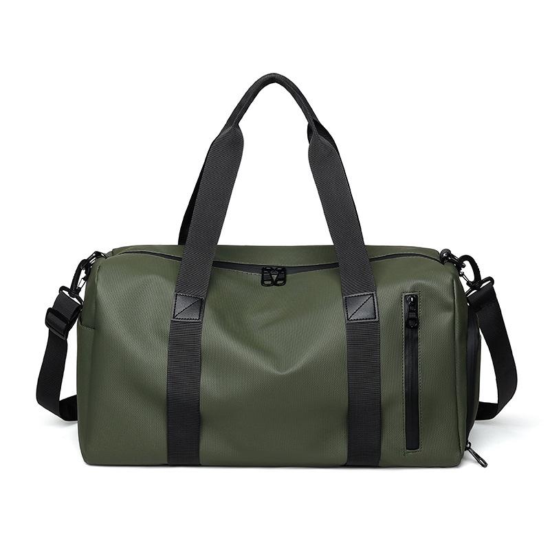 

Men s Waterproof Duffle Bag, Large Capacity Sports Gym Bag with Adjustable Shoulder Strap, Multi-Purpose Travel Weekender Overnight Carry On Luggage 44cm*23cm*25cm зелений