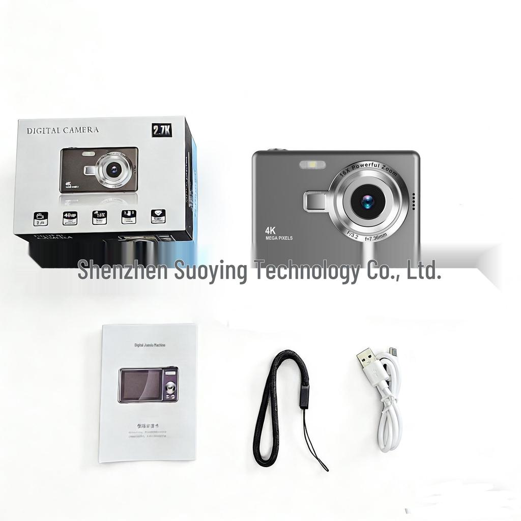 Q12 Retro CCD Digital Camera for Photos & Videos - Portable Student & Children's Holiday Gift