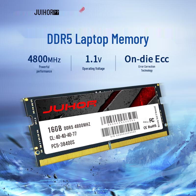 JUHOR 16GB DDR5 4800MHz Laptop RAM
