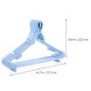 5Pcs Windproof Clothes Hangers Heavy Duty Plastic Multi-Functional Clamp Hangers for Pants Towels Shirts Vest Laundry Organizer