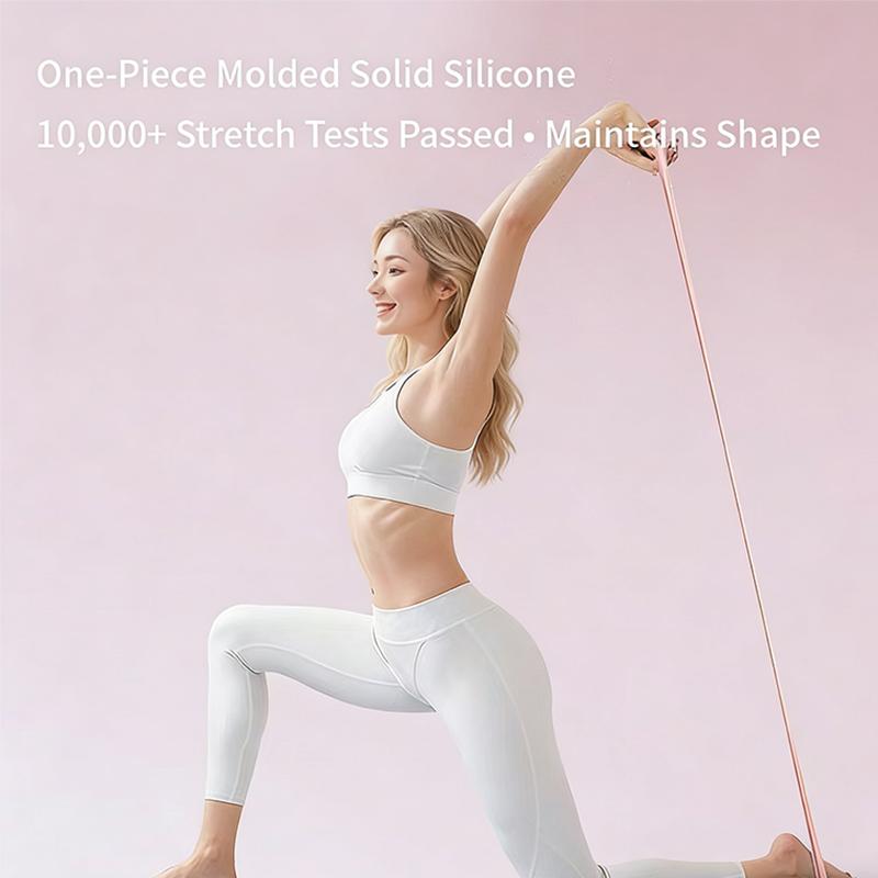 Custom Pilates Stretching Exercise Bands Gym Fitness Resistance Bands Yoga Expander Pull Rope Arm Leg Training Workout Accessory
