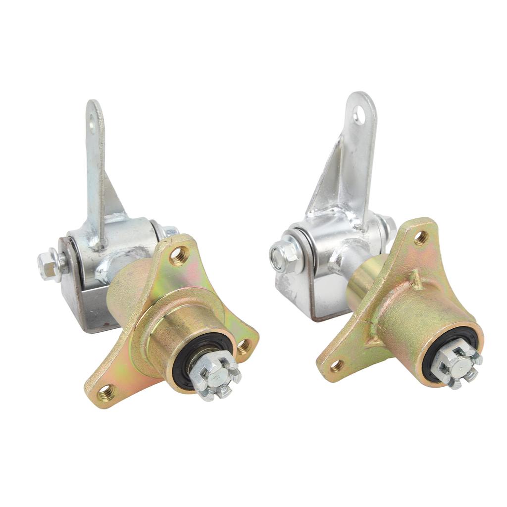 1 Pair 14mm 3 Stud Front Wheel Hubs Steering Spindle Steel Alloy Safe Driving for Drift Trike ATV Quad