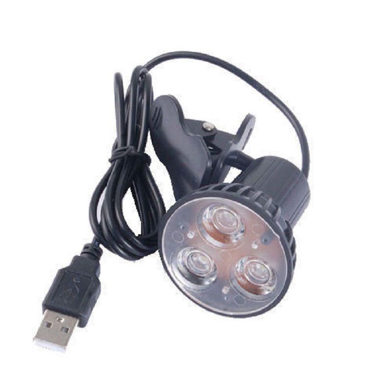 Lâmpada USB Portátil de Qualidade Premium com 3 LEDs e Clipe para Notebook e Luzes de Leitura