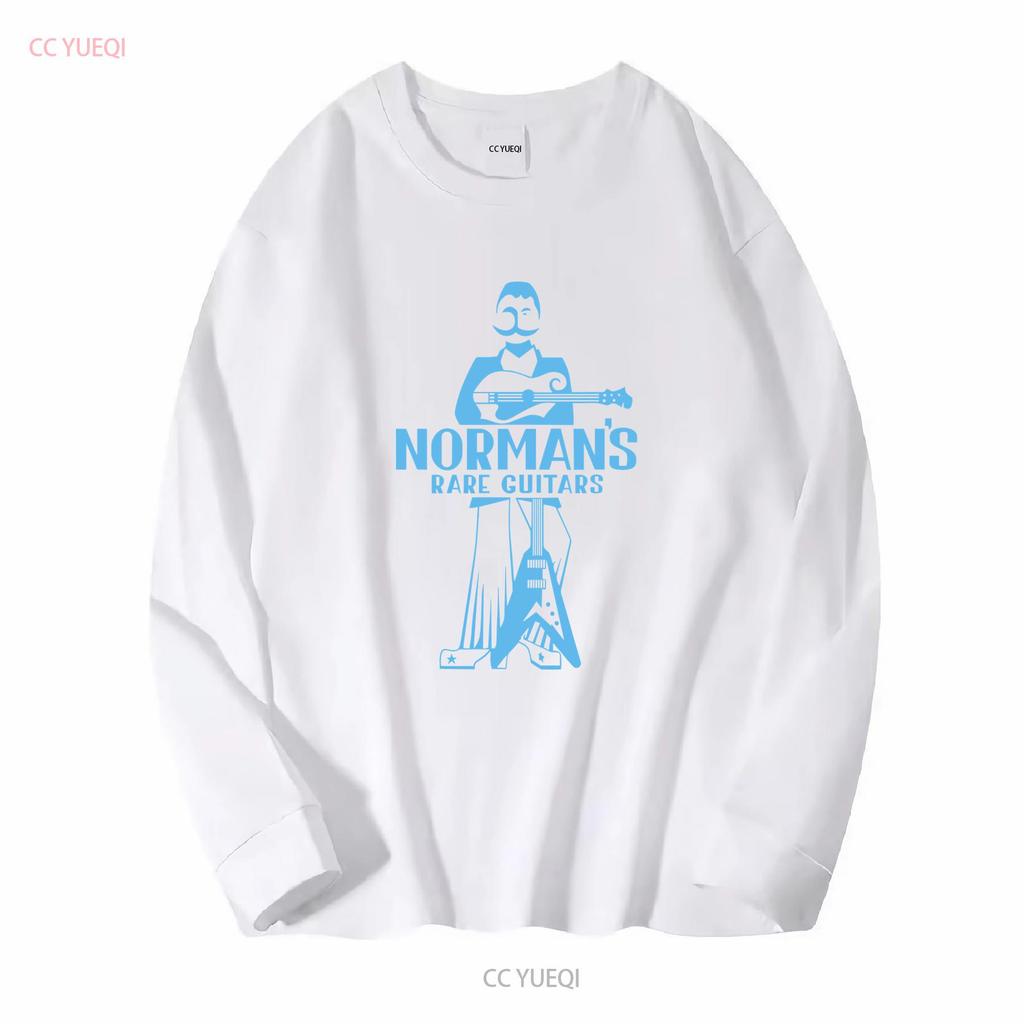 New Funny Normans Rare Guitars Since 1975 T shirt MEN BLACK ZISE S 5XL vintage Washed graphic homme Slightly streetwear
