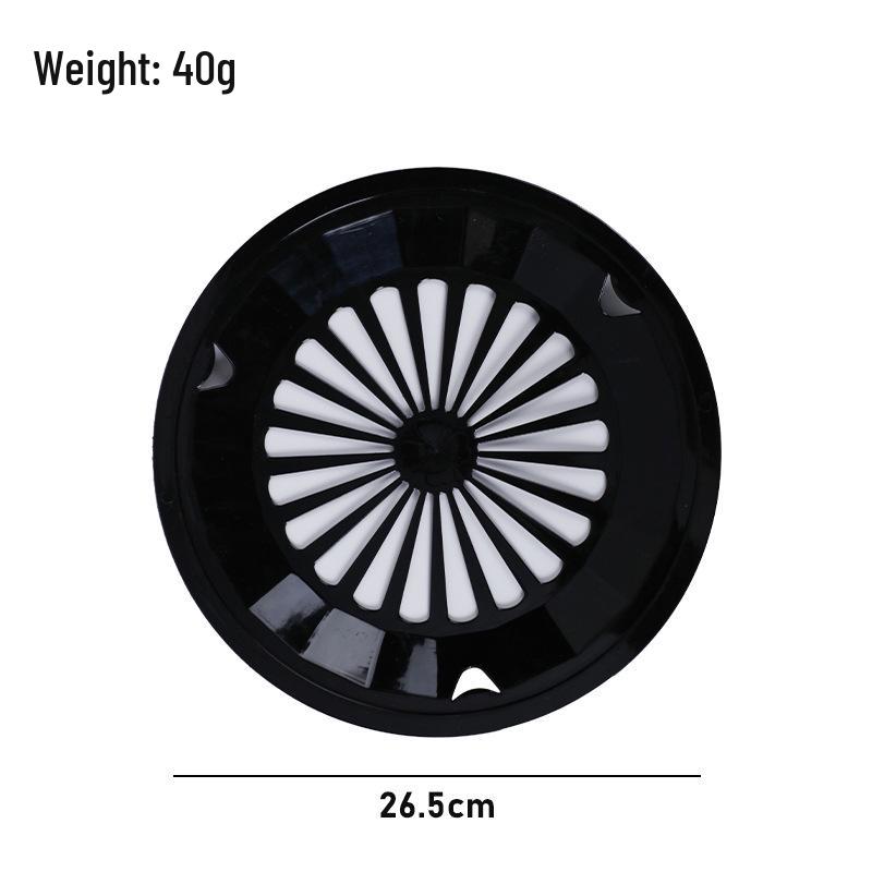 Colorful Plastic BBQ & Hot Pot Plate - Hollow, Flat Dining Dish for Restaurants