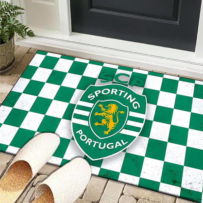 1PC rug Sporting football Crest Carpet, Chair Rug,Area Rug for Office Bedroom living rooms bedroom, Doormat decor Christmas fan gifts