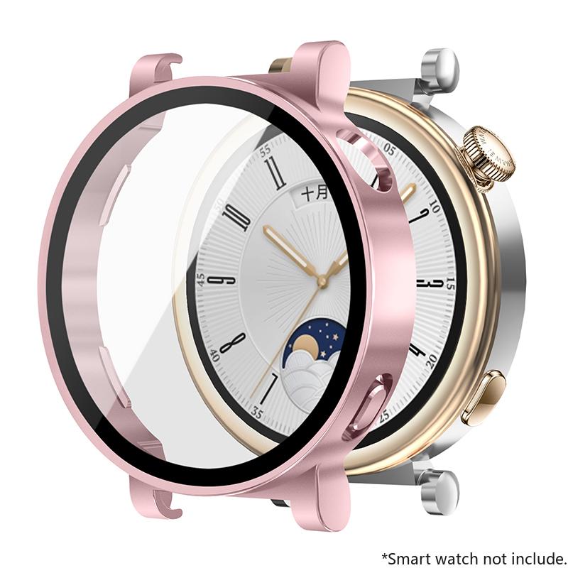 Tempered Glass+Case For Huawei Watch GT4 46mm 41mm Full Coverage Bumper Screen Protector Cover For Huawei Watch GT4 Accessories