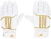 Adidas Sliding LBG705 Baseball/Softball Glove, White/Gold, Medium,