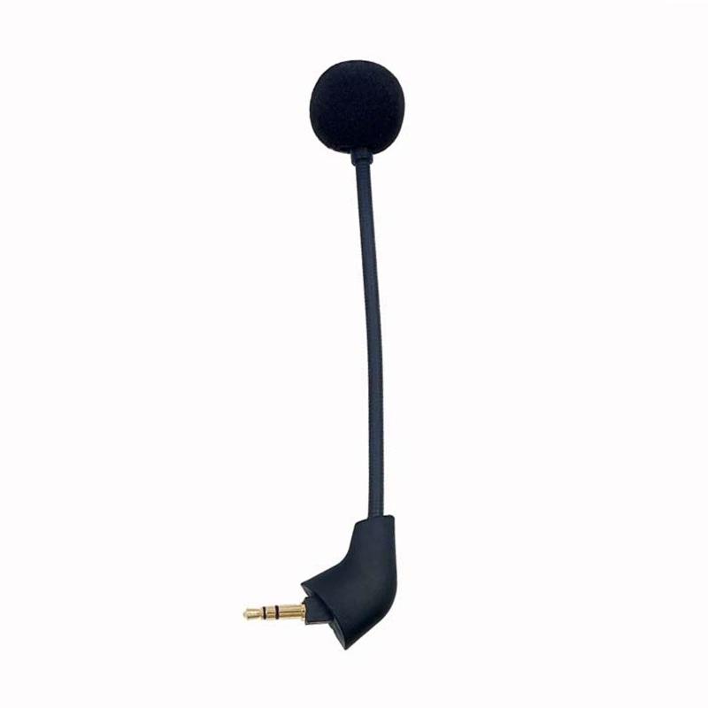Replacement Mic for HyperX Cloud2 II/for HyperX Cloud Sliver Gaming Headset 3.5mm Detachable Microphone