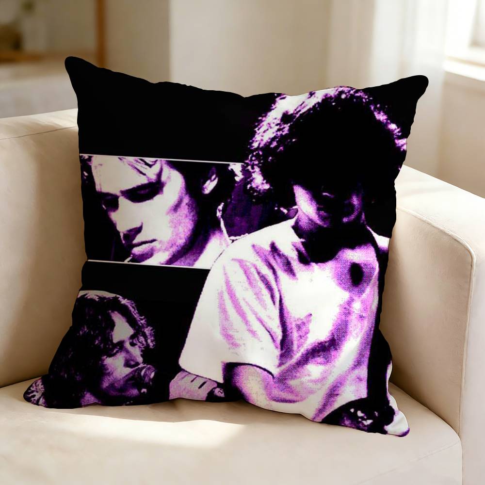 Legendary SingerSongwriter JJeff BBuckley Pillow Case Square DoubleSided Sofa Cushion Cover Bedroom Bedside Pillow