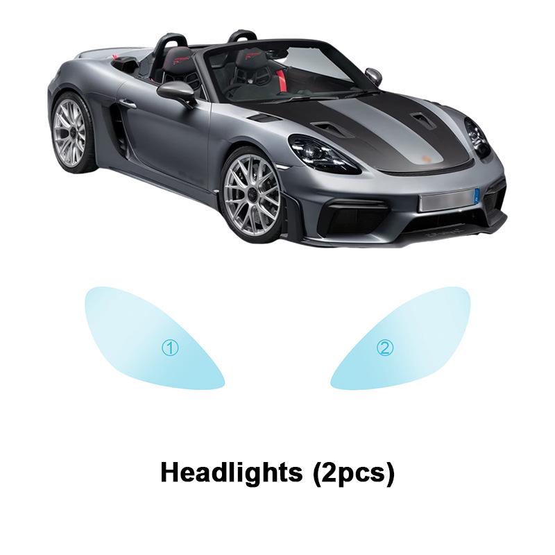 Porsche 718 Spyder/Cayman TPU Anti-scratch Brightening Film