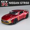1/24 Niaasn GTR 50 Alloy Sports Car Model Diecasts Metal Toy Race Car Model Sound and Light Simulation Collection Childrens Gift