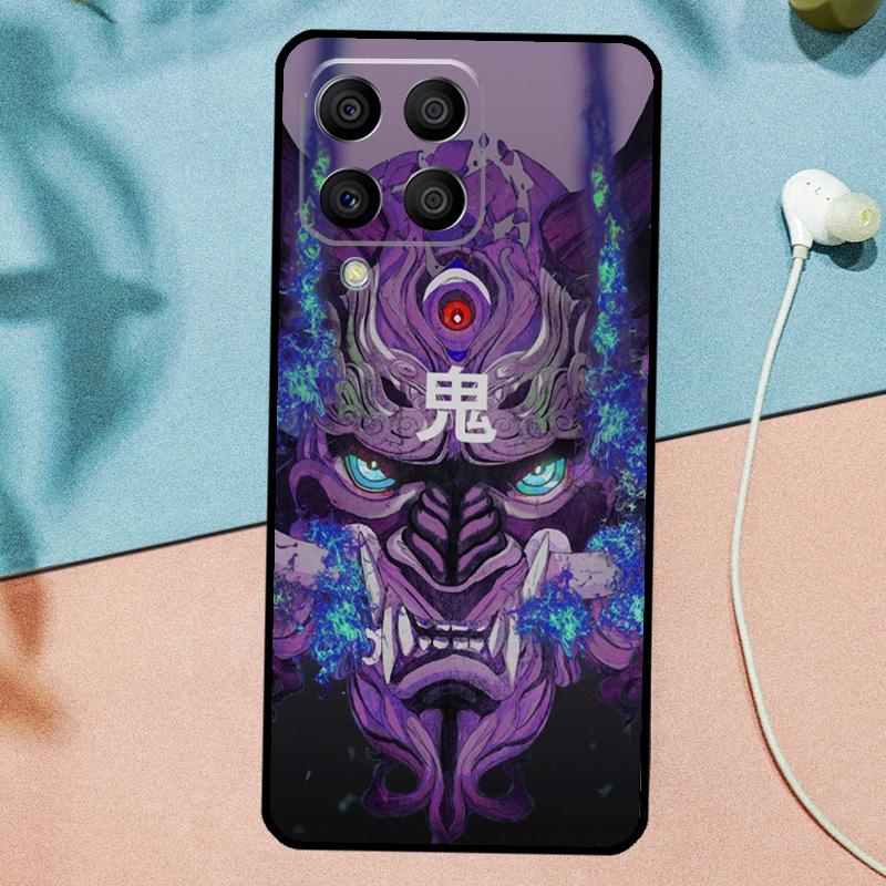 Oni Hannya Mask For Samsung Galaxy M21 M31 M11 M13 M33 M53 M16 M06 M12 M14 M15 M35 M55 M34 M54 M32 M52 Case