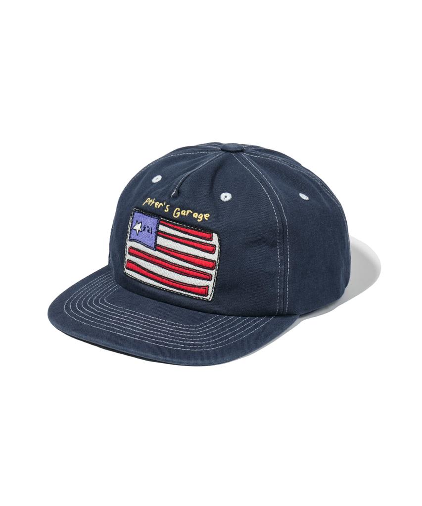 Maineimijeupiteo 5-Panel Peters Garage Cap - Navy