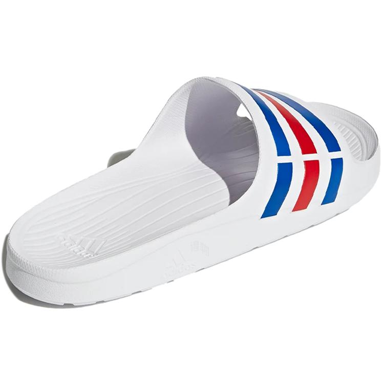 Adidas Duramo Slides White Blue Red U43664