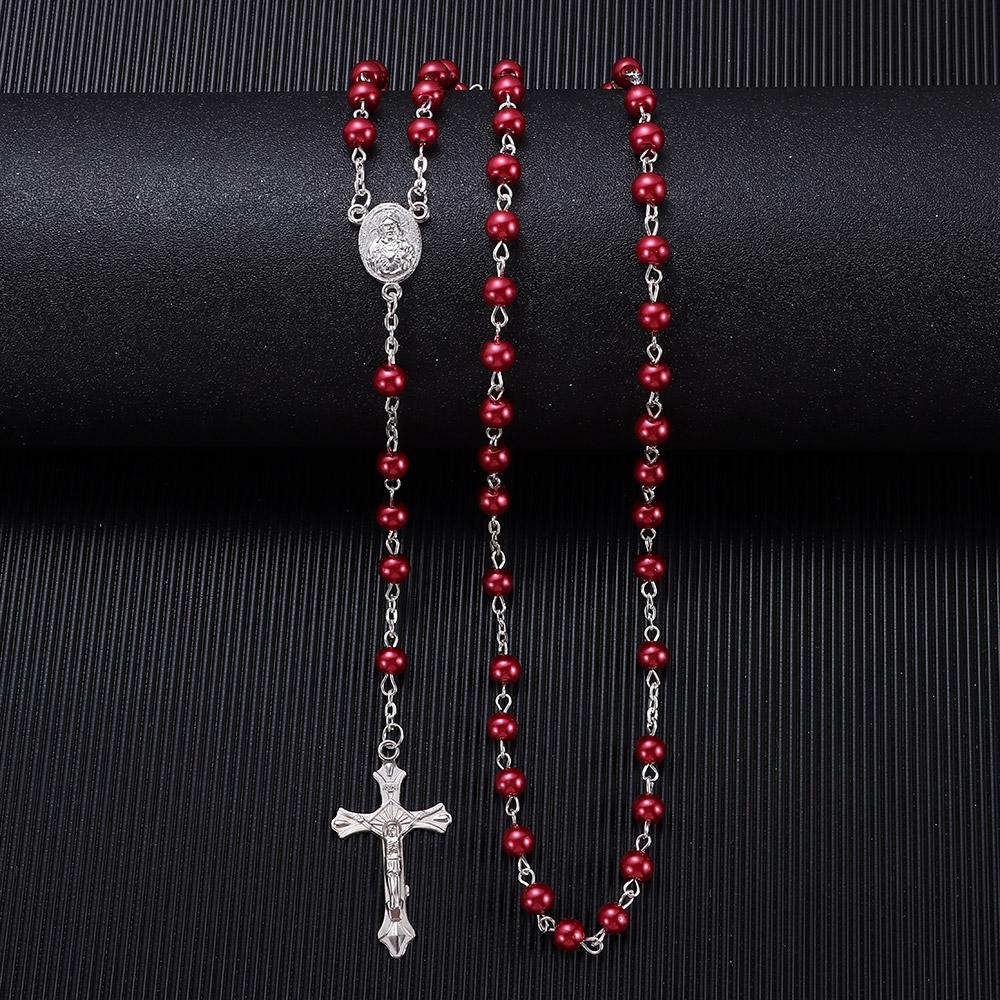 6mm Rosary Beads Rosary Beads Necklace Simple Style Women Necklace for Women