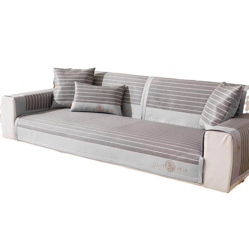 Bear Rattan Mat Sofa Cushion Summer Ice Silk Mat Cushion New Cool Leather Sofa Cushion Non-Slip Cushion