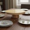 Wood Cake Display Elegant Appearance Wooden Stand Shatterproof Multifunctional Serving Platter