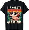 Je Axolotl Questions Adultes T-shirt Rétro Axolotl