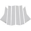 Door Pillar Window Trim Cover Front Rear Left Right Side Car Anti Scratch Sticker Pillar Posts Door Outer for Honda Accord Sedan 2018-2022 Plastic