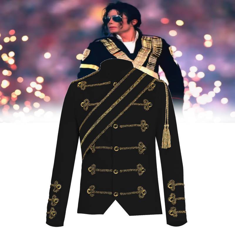 European Courtly Michael Jackson Cosplay Costume For Men And Women Suitable For Nightclub Performances And Dj Shows