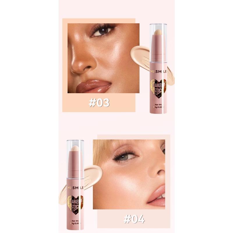 MLSMILE 8-color Highlight Stick Face Brightening Sleeper Silkworm Pen Three-dimensional Face Contour Shadow Stick