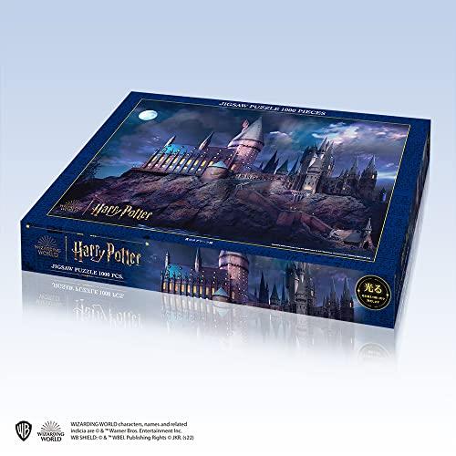 Tenyo (Tenyo) [Made In Japan] 1000-Piece Jigsaw Puzzle Harry Potter Hogwarts Castle At Night (51x73.5cm) B-1000-821, Includes Glue, Spatula, and Servi