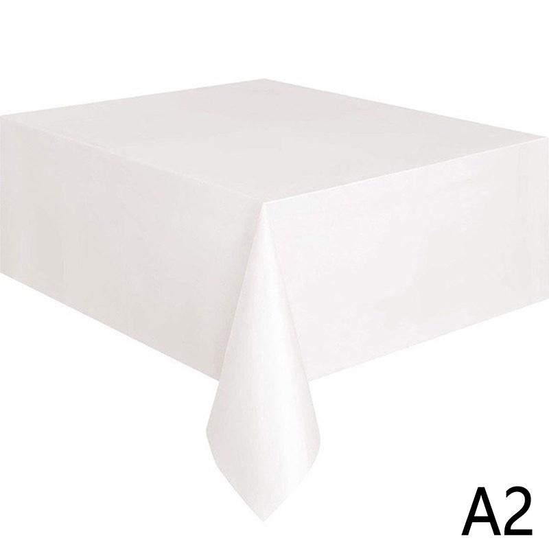 Colorful Disposable Tablecloth Red Pink White Party Desk Cloth Wipe Table Cover Christmas Birthday Wedding Party  Year Decor