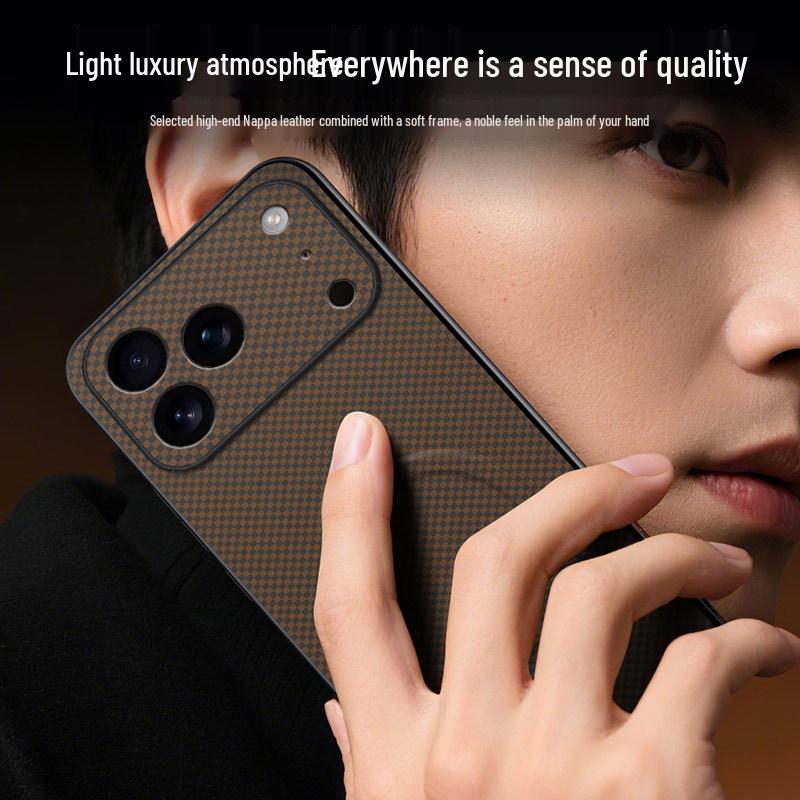 iPhone 17 Pro Max Case, Apple 16 Pro Magnetic Anti-Drop Protective Cover, Mark Pattern for 15 Plus
